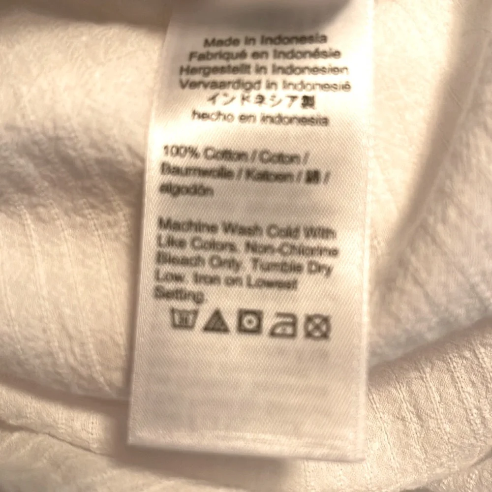 J.Crew Soft gauze button-down tunic dress BH542